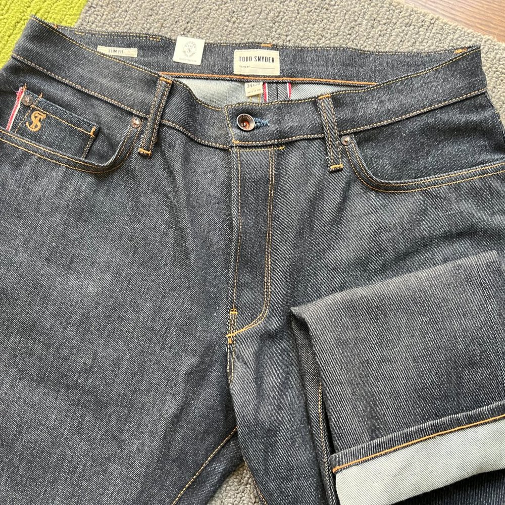 Todd Snyder Slim Fit Selvedge Jean 34/30 All Cotton